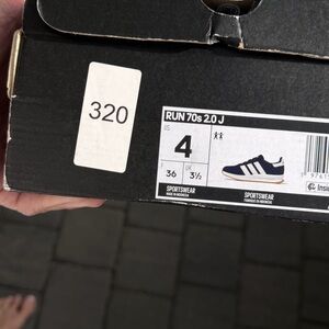 adidas Kids Shoes - Navy and White size 4